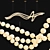 Elegant Pearl Necklace Chandelier 3D model small image 2