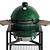 Versatile Big Green Egg Grills 3D model small image 5