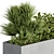 Outdoor Boxed Hanging Plant 3D model small image 2