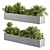 Outdoor Boxed Hanging Plant 3D model small image 4