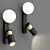 Modern Scandinavian LED Wall Lamp 3D model small image 2