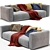 Modern Poliform Shanghai Sofa Design 3D model small image 1