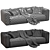 Modern Poliform Shanghai Sofa Design 3D model small image 4