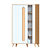  8-Shelf Nova Bookcase White 3D model small image 3