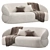 Modern Modular CLIP Sofa 2015 3D model small image 1