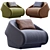 Modern Armchair Up_lift Prostoria 3D model small image 1