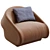 Modern Armchair Up_lift Prostoria 3D model small image 3