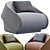 Modern Armchair Up_lift Prostoria 3D model small image 5