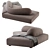 Modern EDRA Sofa with Style 3D model small image 5