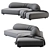 Modern EDRA Sofa with Style 3D model small image 6