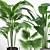 Modern Indoor Plant Set 002 3D model small image 4