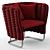 Ami Easy Chair by Paola Lenti 3D model small image 1