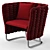 Ami Easy Chair by Paola Lenti 3D model small image 2