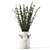 Lush Eucalyptus Bundle in Vase 3D model small image 1