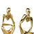 Abstract Golden Statuette Set 3D model small image 2