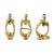 Abstract Golden Statuette Set 3D model small image 5