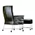 Modern Dutch Design Lounge Chair 3D model small image 2