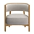 Natesse Armchair Scandinavian Style 3D model small image 2