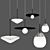 Modern LED Pendant Lamp Collection 3D model small image 3