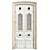 Classic Door 1400mm x 3500mm 3D model small image 1