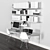 Workspace Organization Set: Wall & Desk Storage 3D model small image 3