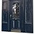 Classic Door 3D Model 2250mm 3D model small image 2