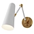 Sleek Blink Swing Arm Sconce 3D model small image 2