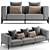 Modern Myyour Push 2-Seater Sofa 3D model small image 2