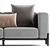 Modern Myyour Push 2-Seater Sofa 3D model small image 4