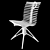 Modern Ergonomic Skeleton Chair 3D model small image 3