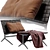 Stylish KAY LOUNGE Poliform 3D model small image 2