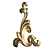 Ornate Plaster Molding Decor 012 3D model small image 3