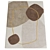 Modern Wabi-sabi Rug Set 3D model small image 4