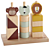 Wooden Animal Toy Stacking Blocks 3D model small image 3