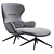 Modern Joker Lounge Chair Design 3D model small image 4