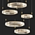  Elegant L Ring Chandelier 3D model small image 1