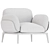 Modern Brooklyn Armchair, Amura Collection 3D model small image 5