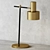 Elegant Brass Table Lamp 3D model small image 8