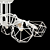 Vitaluce V4930-05PL White Chandelier 3D model small image 3