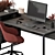 Executive Desk - Modern Workspace Solution 3D model small image 2