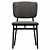 Modern Dining Chair Noor 3D model small image 2