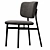 Modern Dining Chair Noor 3D model small image 3