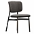 Modern Dining Chair Noor 3D model small image 4