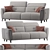 Modena 2014 Sofa: Elegant Comfort 3D model small image 1