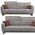 Modena 2014 Sofa: Elegant Comfort 3D model small image 2