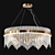 Crystal Rod Pendant Chandelier 3D model small image 3