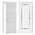 Bravo 5 Metal Entry Door 3D model small image 2