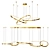 Sleek Lexington Chandelier Design 3D model small image 1