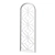 White Wooden Window Panel Wall Decor 3D model small image 1