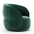 Modern Clip Armchair 3D Model 3D model small image 4